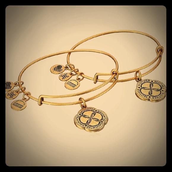 alex and ani mom and daughter infinite connection set of 2